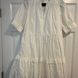 White cotton sundress